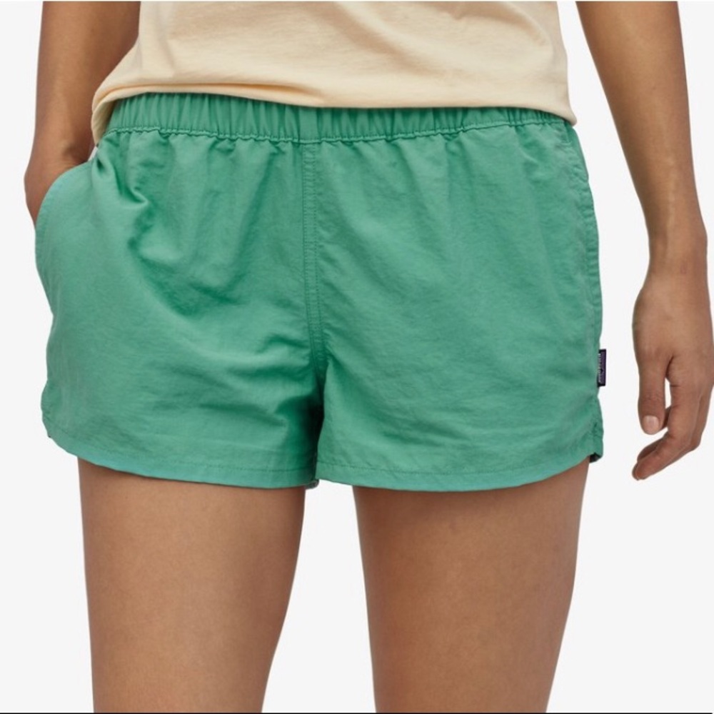 Light Beryl Green Patagonia Barely Baggies Shorts